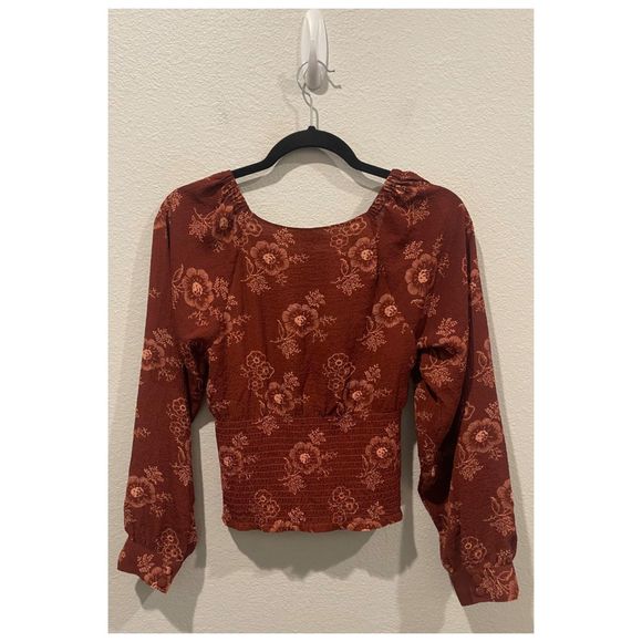 MADEWELL Preston Puff-Sleeve Top in Letterpress Floral - Picture 6 of 6